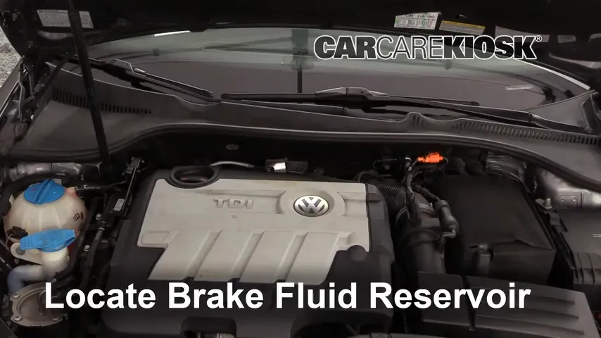 2013 Volkswagen Jetta TDI 2.0L 4 Cyl. Turbo Diesel Wagon Brake Fluid Check Fluid Level